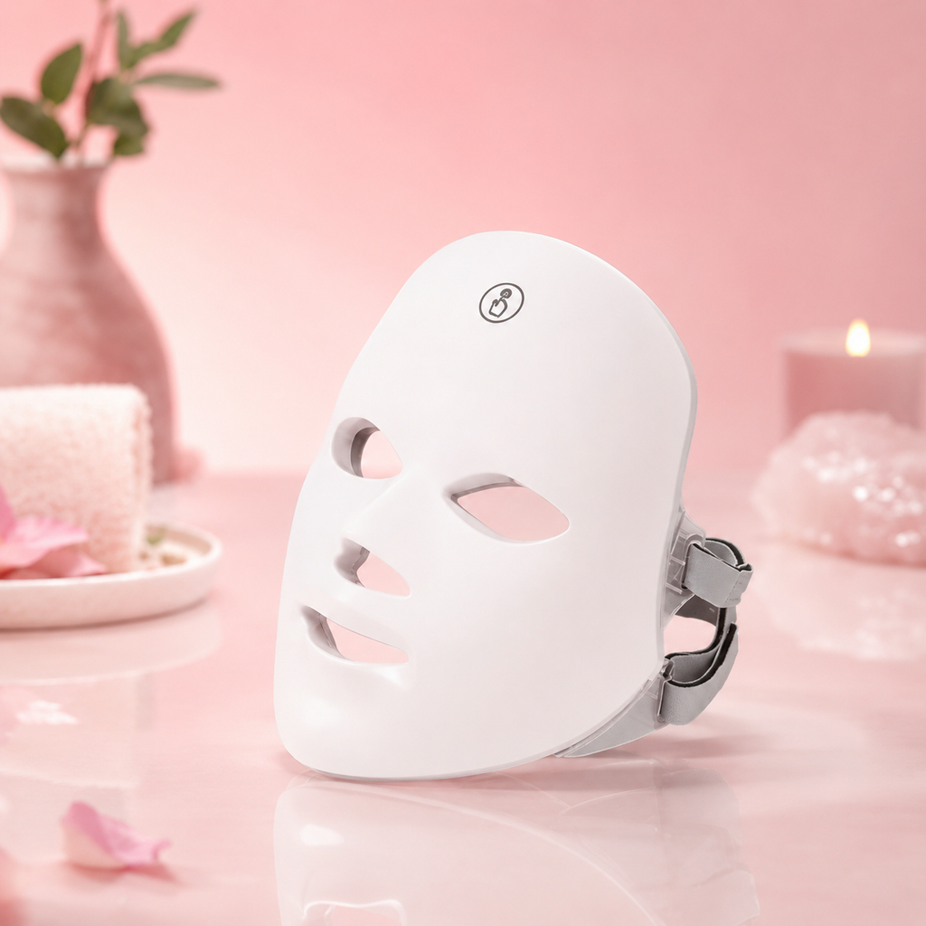 7-Farben LED Lichttherapie-Gesichtsmaske